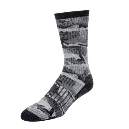 Simms Merino Midweight Hiker Sock – Hex Flo Camo Carbon