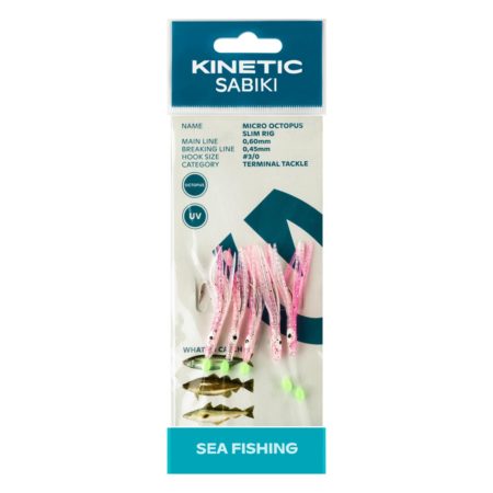 Kinetic Sabiki Micro Octopus Slim Glow U
