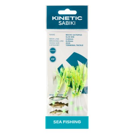 Kinetic Sabiki Micro Octopus Slim Yellow