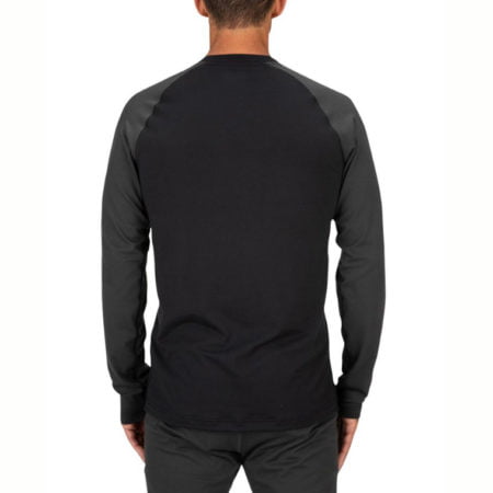 Alternative view of Simms Lightweight Baselayer Top Black