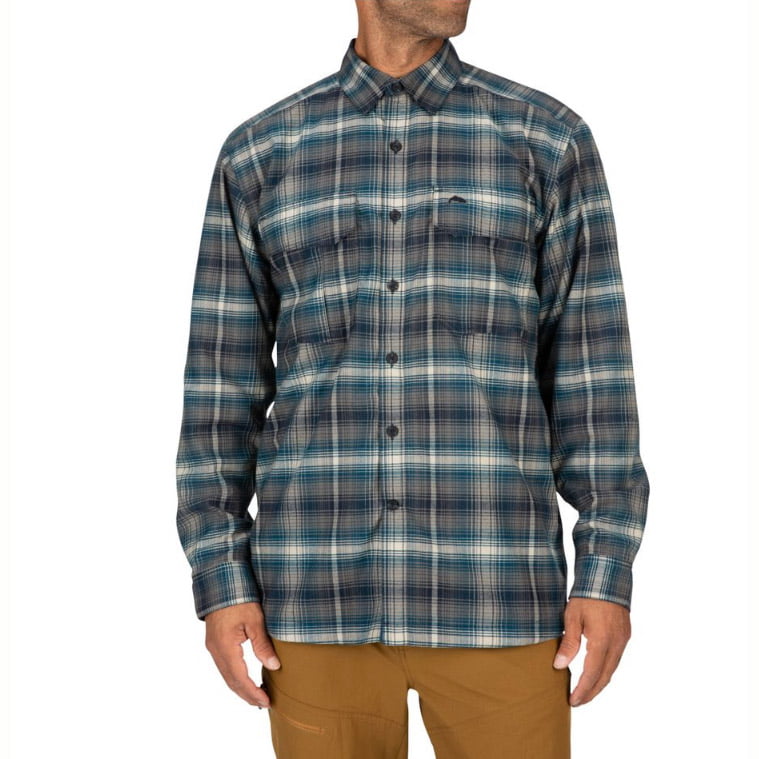 Simms Coldweather Shirt Atlantis Steel Plaid - Image 2