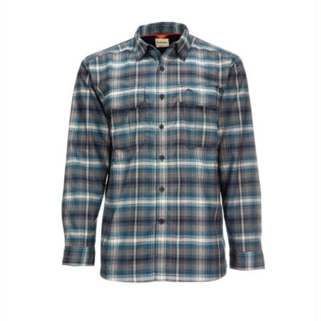 Simms Coldweather Shirt Atlantis Steel Plaid