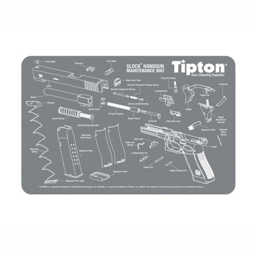 Tipton Glock Maintenance Mat 11 x 17