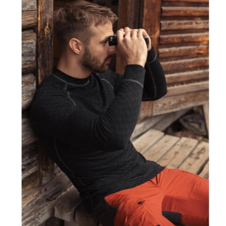 Alternative view of Thermowave Merino Xtreme Long Sleeve Shirt Black