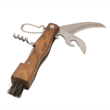 Alternative view of Kinetic Mushroom Knife with Brush