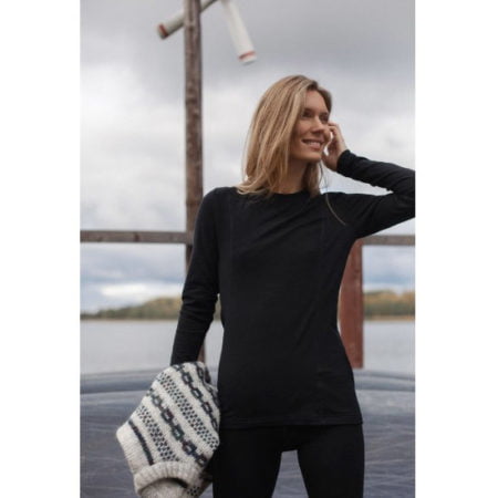 Alternative view of Thermowave Women´s Long Sleeve Shirt Black