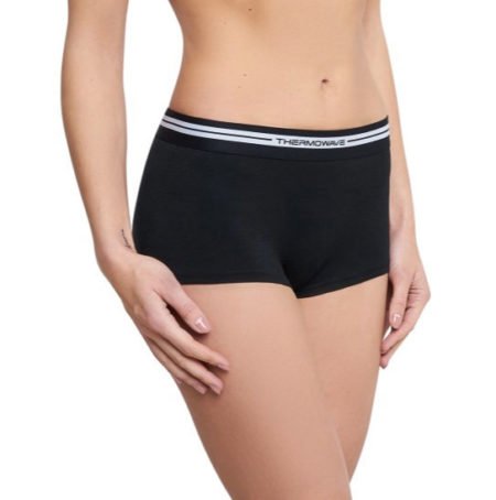 Alternative view of Thermowave Women´s Merino Life Boxers Black