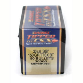 Alternative view of Barnes 30 cal - 150gr. TTSX BT