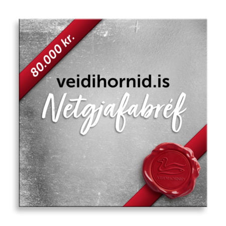 Netgjafabréf – 80.000 kr.