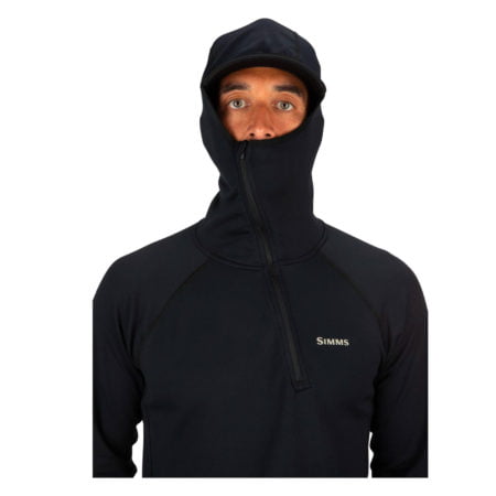 Alternative view of Simms Heavyweight Baselayer Hoody - Black