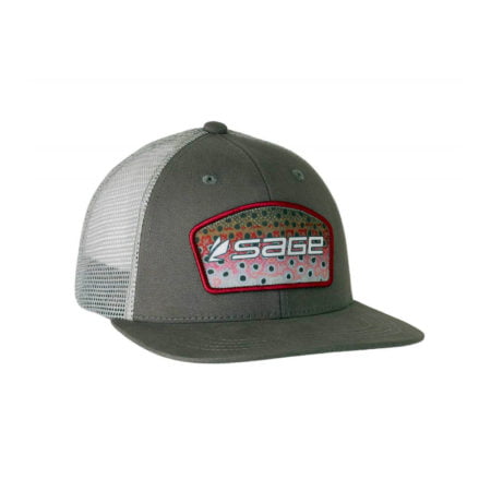 Sage Patch Trucker – Charcoal
