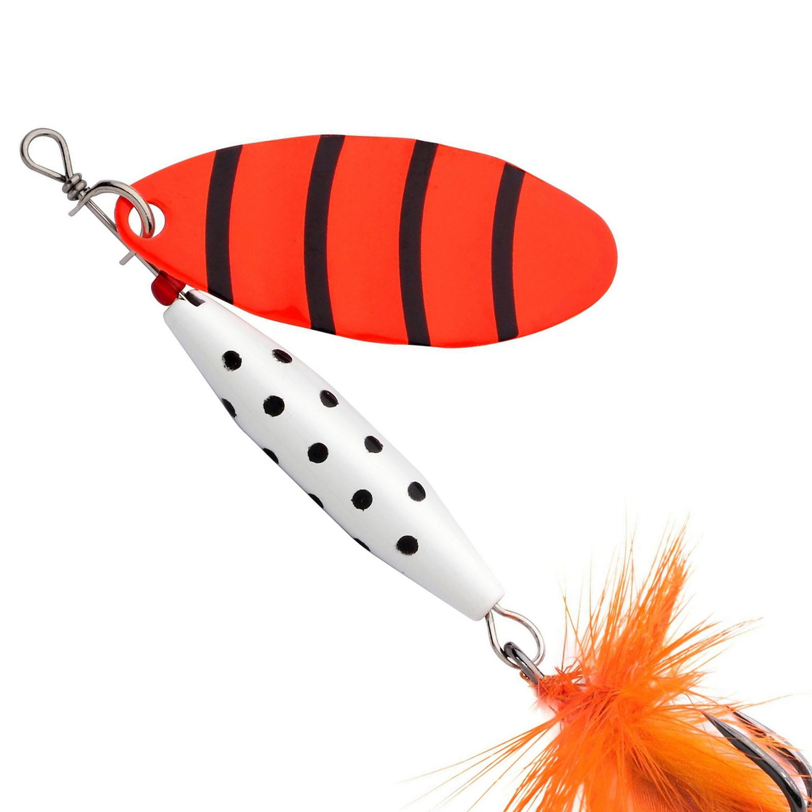 Abu Garcia Reflex White – Orange - Image 2