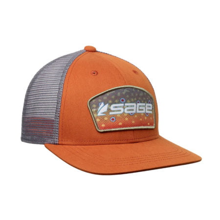 Sage Patch Trucker Orange