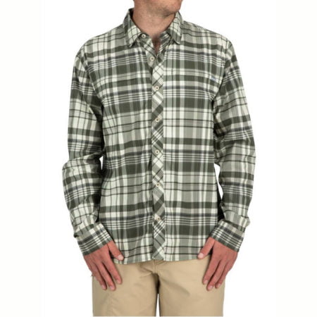 Alternative view of Simms Bugstopper Shirt Foliage Madras Plaid