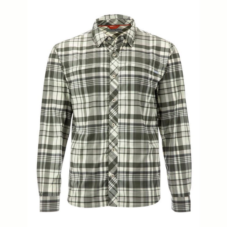 Simms Bugstopper Shirt Foliage Madras Plaid