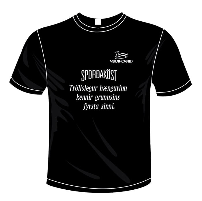 Sporðaköst - Tröllslegur hængurinn kennir grunnsins fyrsta sinni.