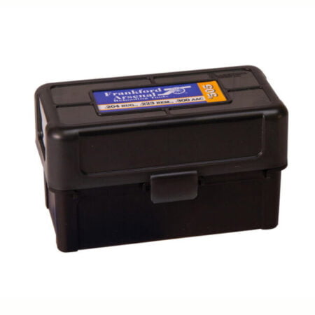 Frankford Hinge Top Ammo Box #505 fyrir 204ruger-222rem-223rem ofl.