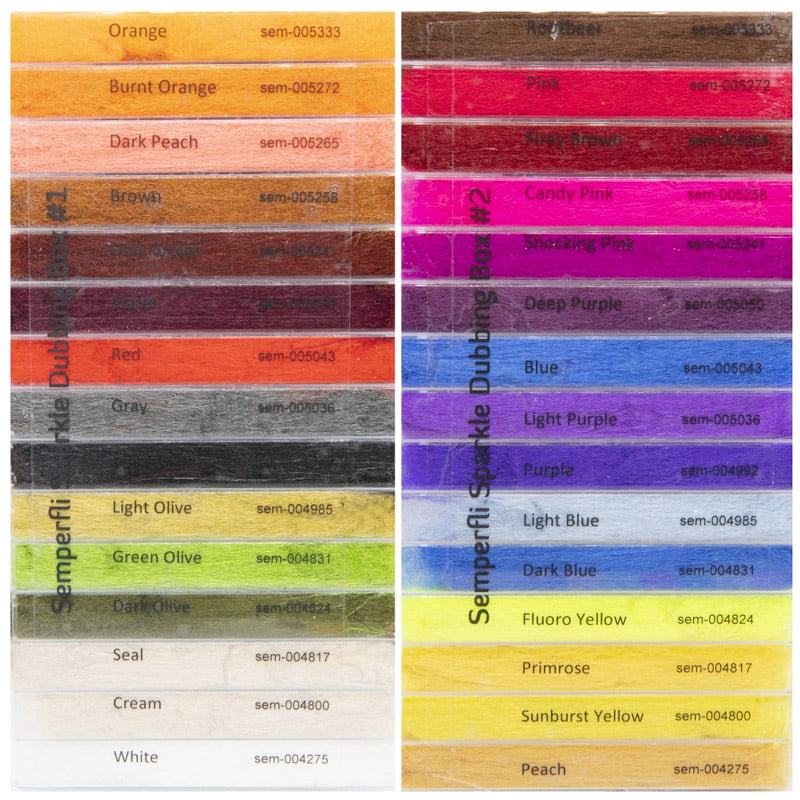 Semperfli Sparkle Dub Dispenser Range 2