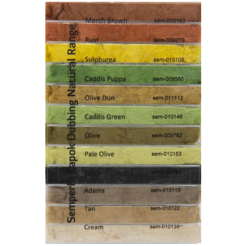 Semperfli Kapok Dry Fly Dub Natural