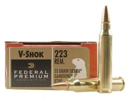 Alternative view of Federal 223 Rem 55gr. Sierra Gameking HP