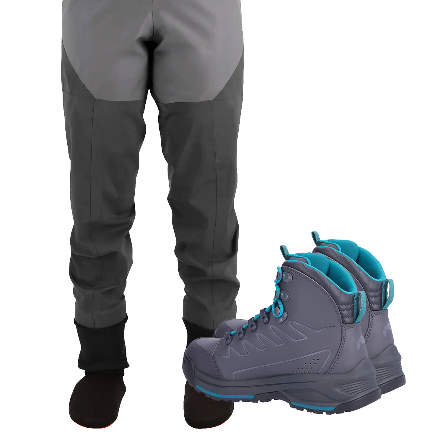 Simms Wms Freestone Stockingfoot vöðlupakki – Gúmmísóli - Image 2