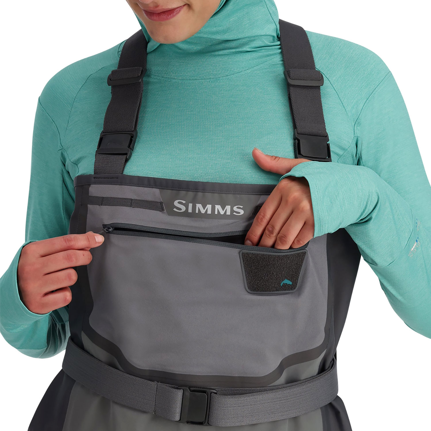 Simms Wms Freestone Stockingfoot vöðlupakki – Gúmmísóli - Image 6