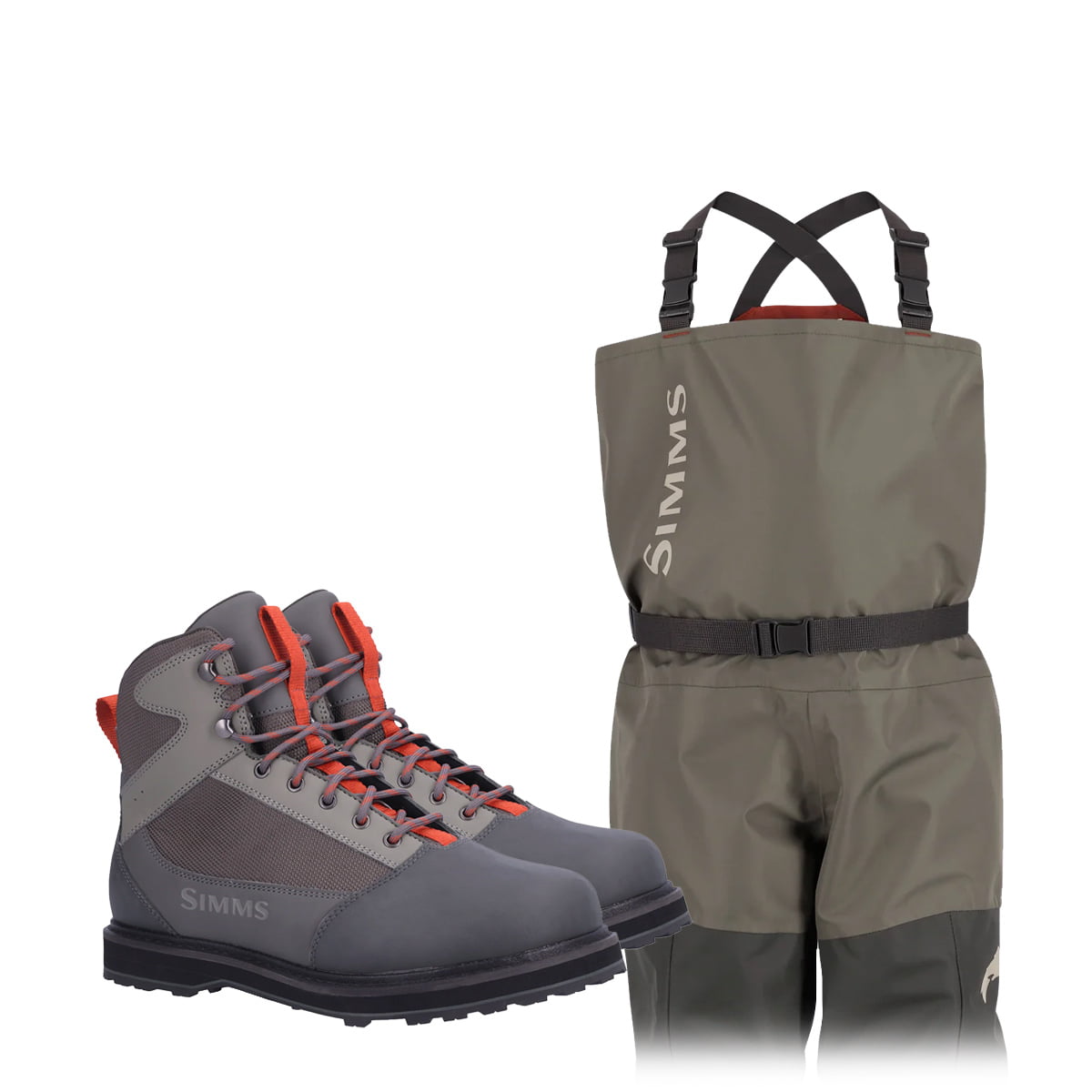 Simms Tributary Kids vöðlupakki – Gúmmísóli