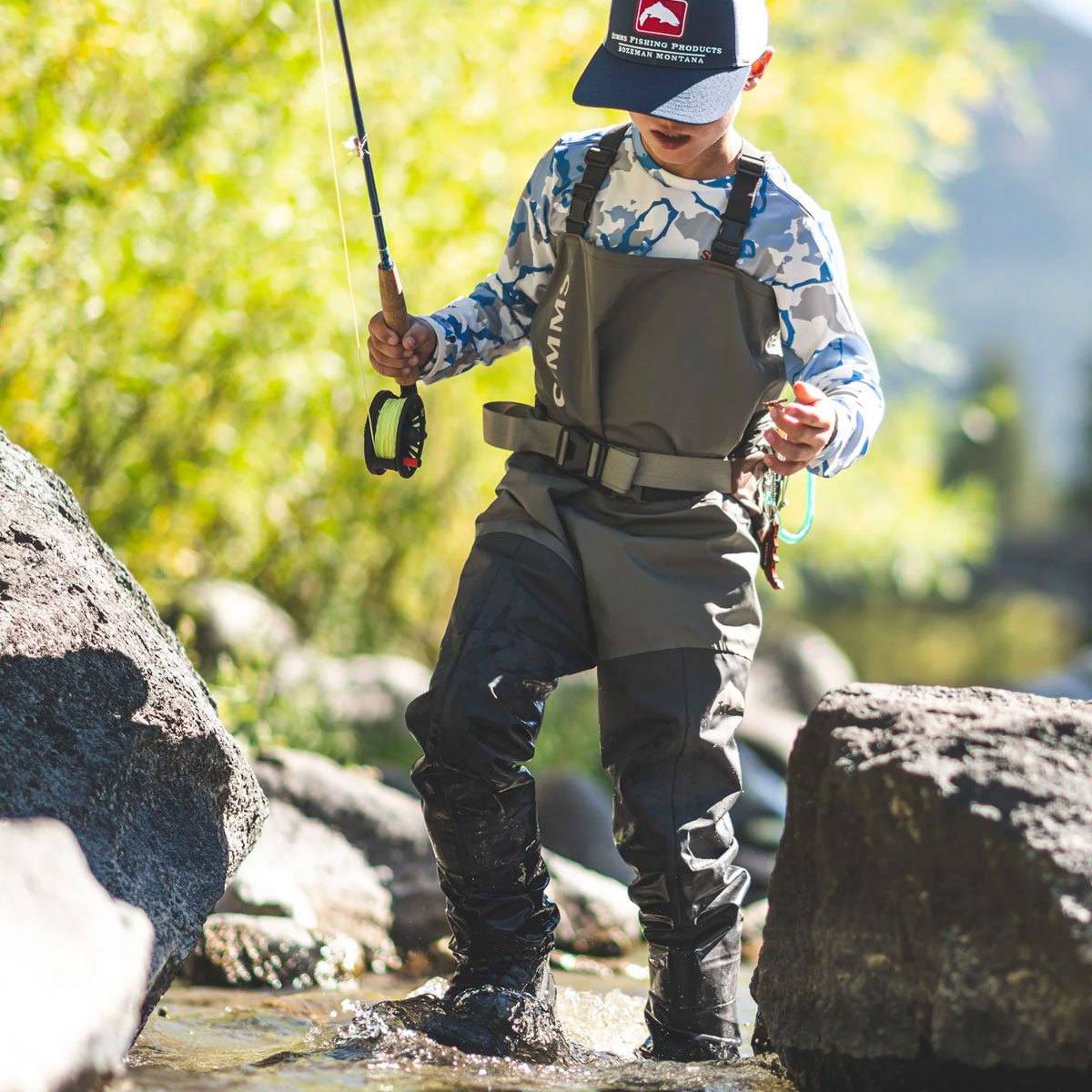 Simms Tributary Kids vöðlupakki – Gúmmísóli - Image 3