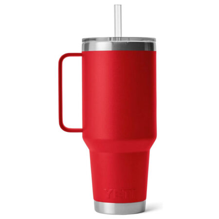 Alternative view of YETI Rambler Straw Mug 42oz Rescue Red