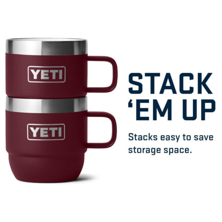 Alternative view of YETI Espresso Mug 2pck Wild Vine Red