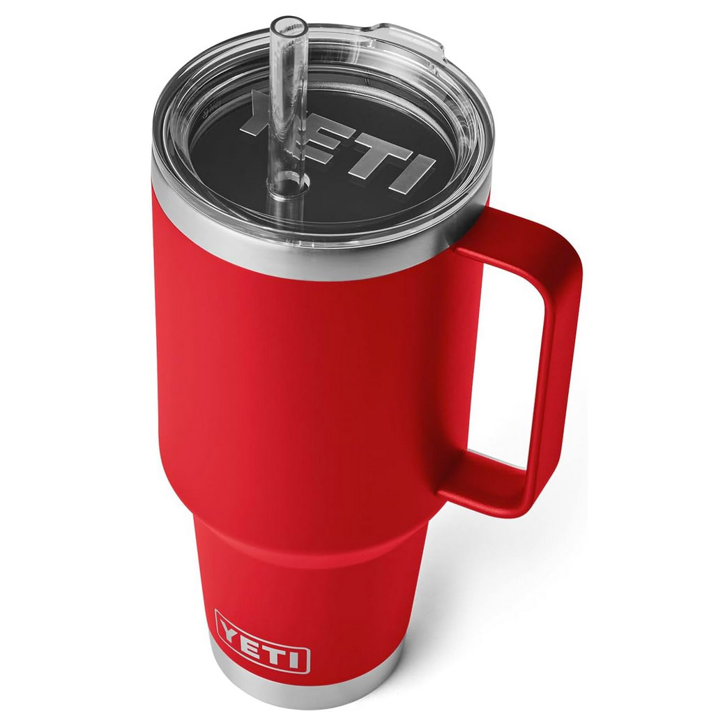 YETI Rambler Straw Mug 42oz Rescue Red - Image 3