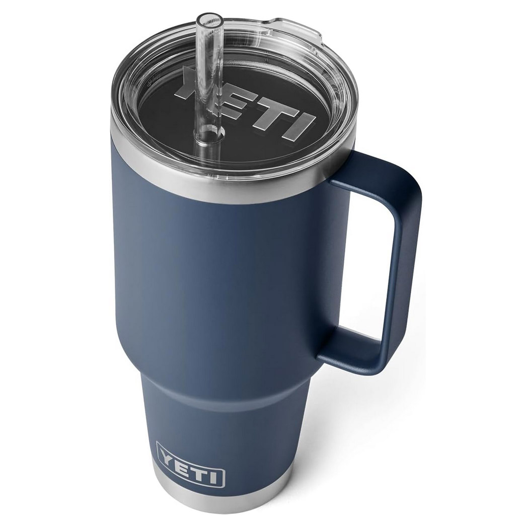 YETI Rambler Straw Mug 42oz Navy - Image 2