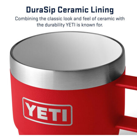 Alternative view of YETI Espresso Mug 2pck Rescue Red