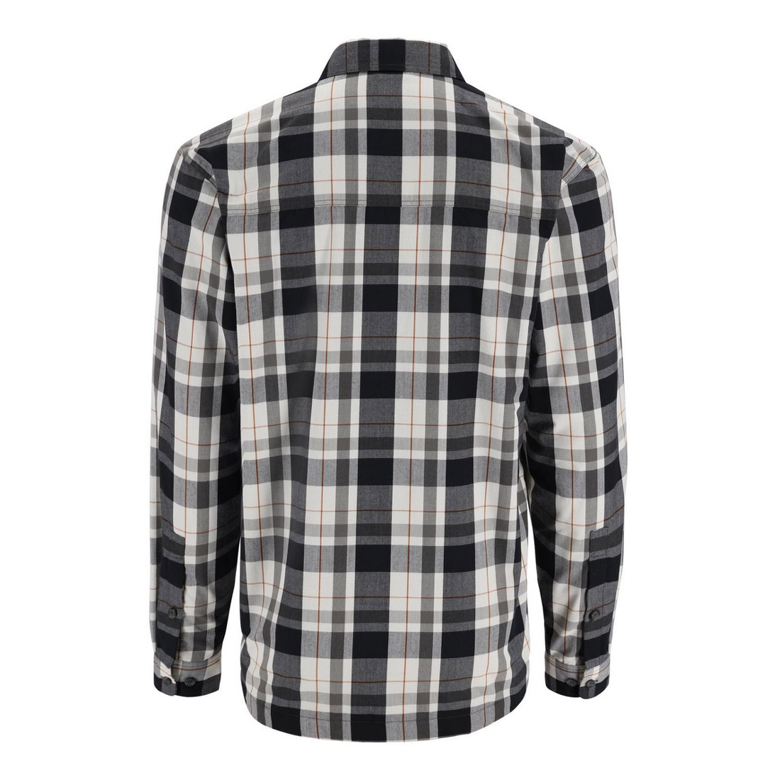 Simms Coldweather Shirt Gunmetal Logan Plaid - Image 2