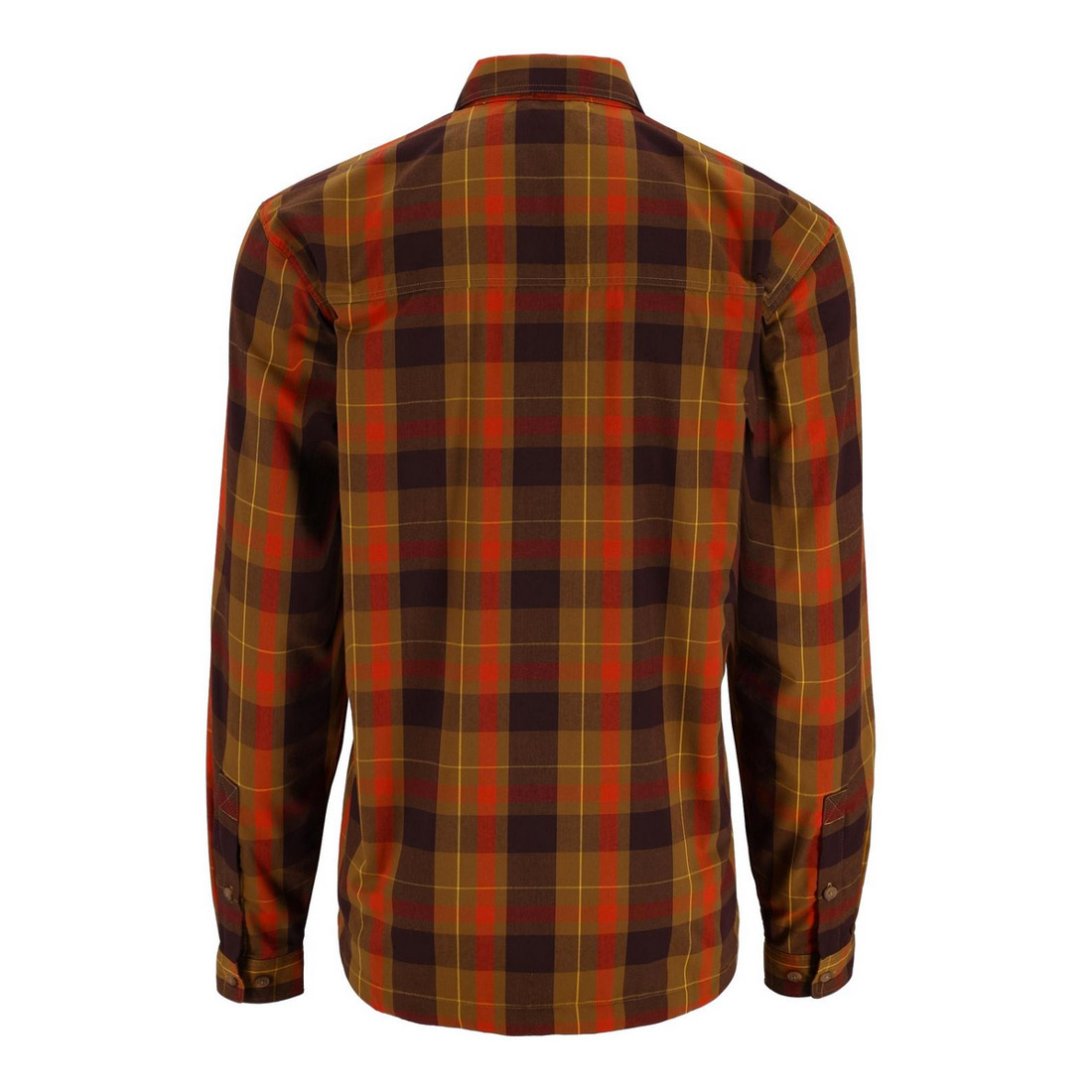 Simms Coldweather Shirt Bronzeblack Logan Plaid - Image 2