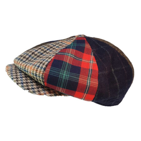 Alternative view of EA Patchwork Eight Panel Newsboy Cap
