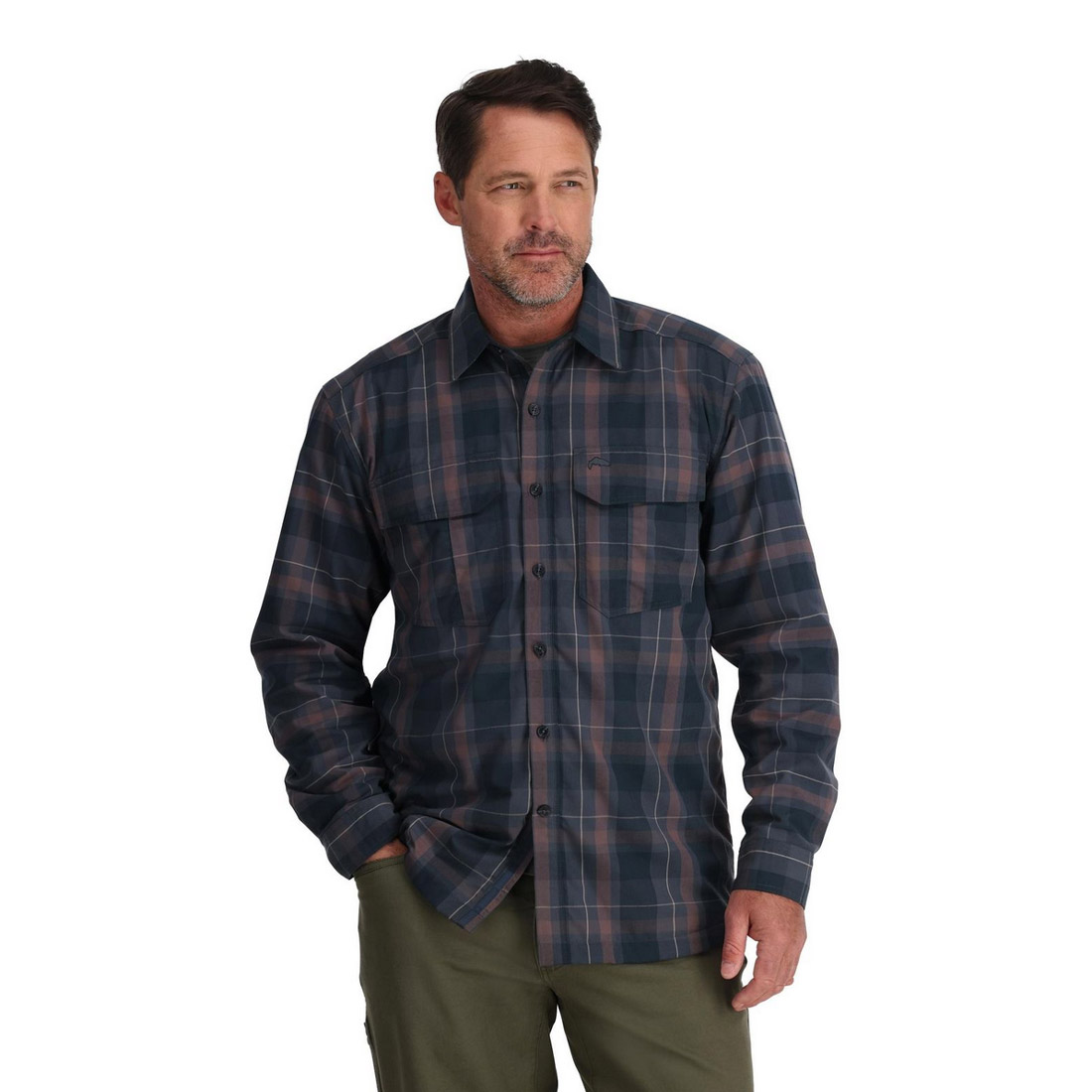 Simms Coldweather Shirt Selvedge Logan Plaid - Image 2