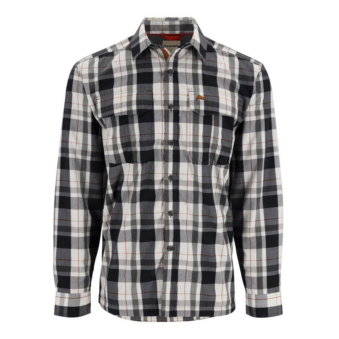 Simms Coldweather Shirt Gunmetal Logan Plaid