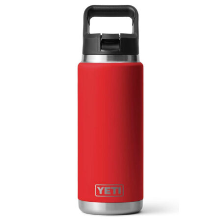 Alternative view of YETI Rambler Straw Bottle 26oz Rescue Red