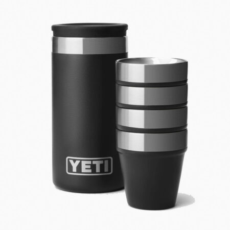 YETI Rambler Shot Glasses & Case Black