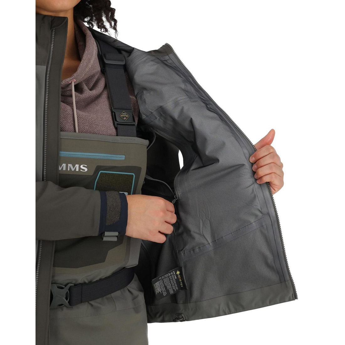 Simms Wms G3 Guide Jacket Gunmetal - Image 8