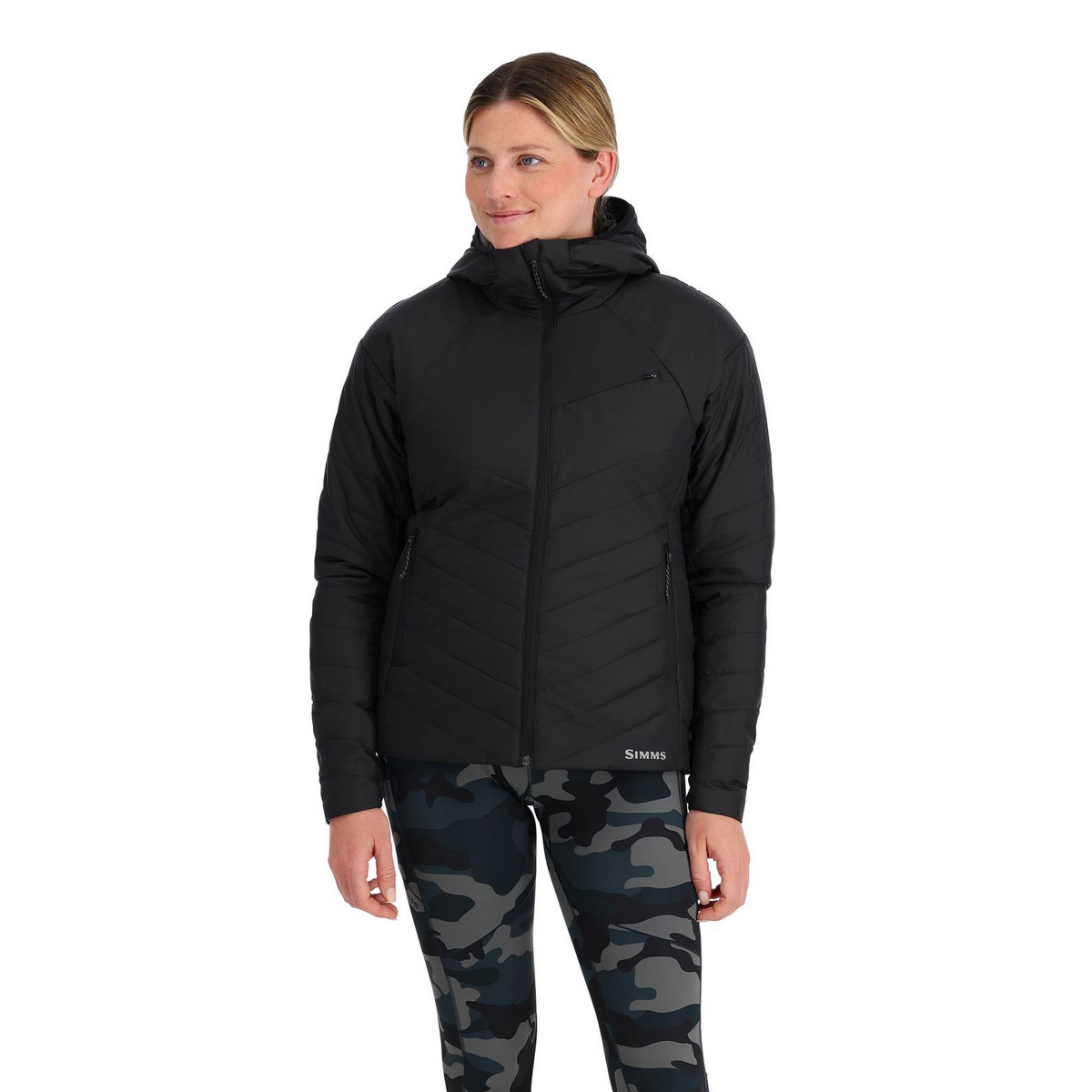 Simms Wms Fall Run Hoody Black - Image 3