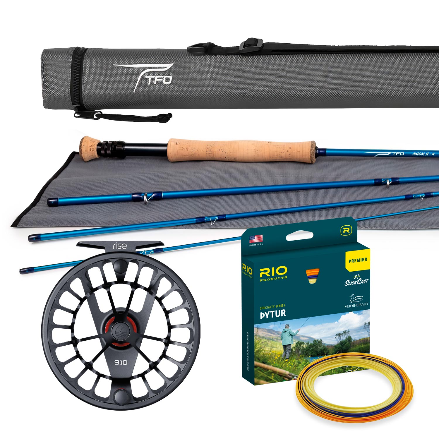 TFO Axiom II X fluguveiðipakki