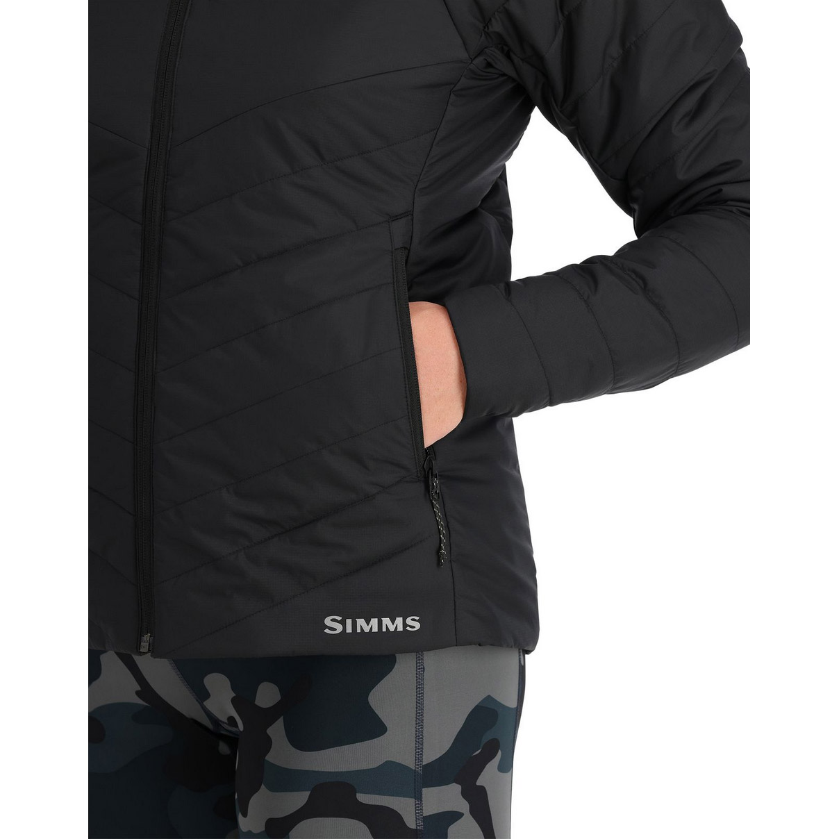 Simms Wms Fall Run Hoody Black - Image 6