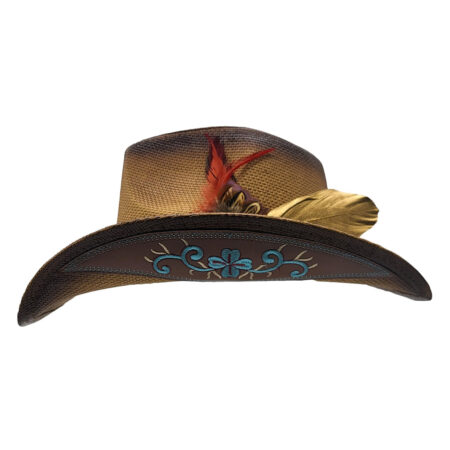 Alternative view of EA Colourful Summer Cowboy Hat