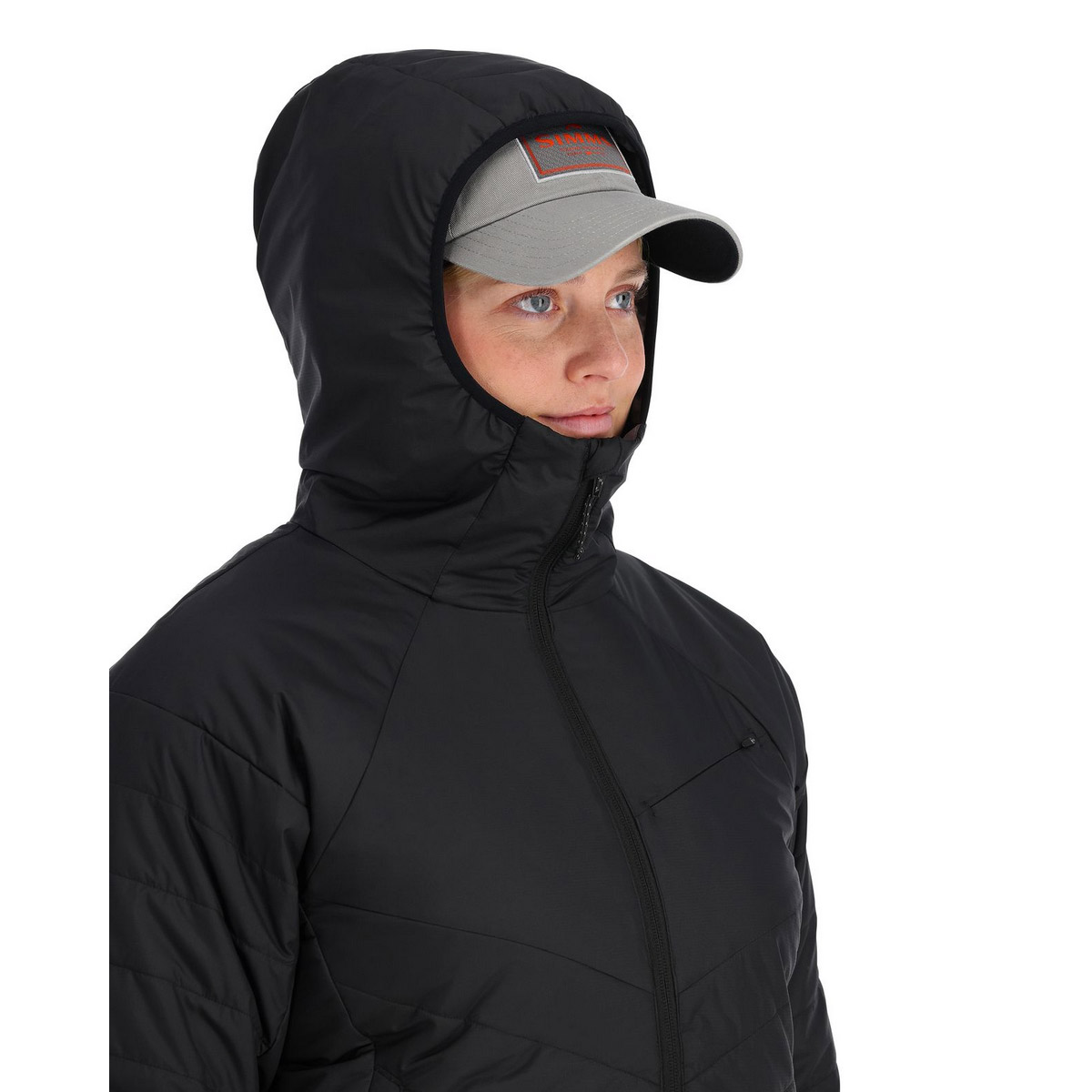 Simms Wms Fall Run Hoody Black - Image 2
