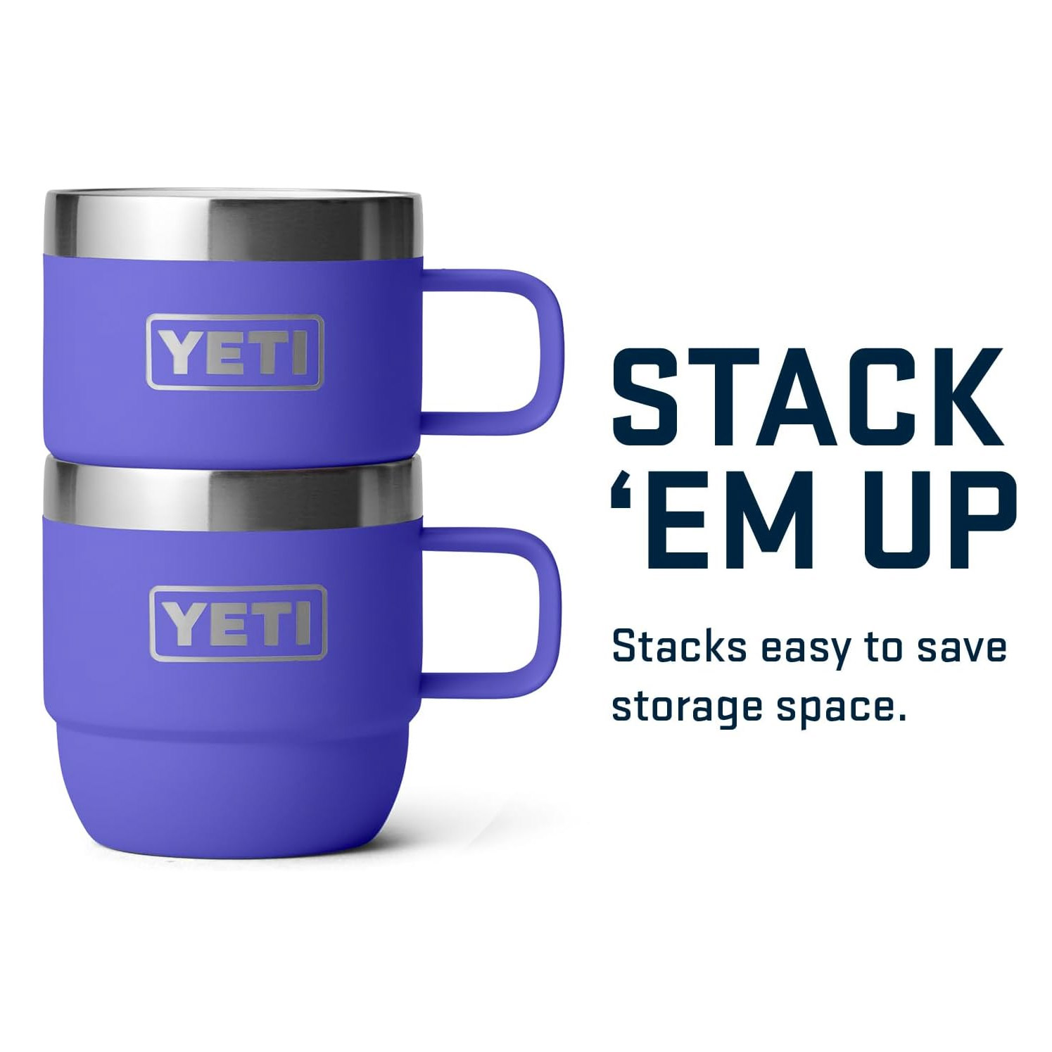 YETI Espresso Mug 2pk 6oz Ultramarine Violet - Image 3