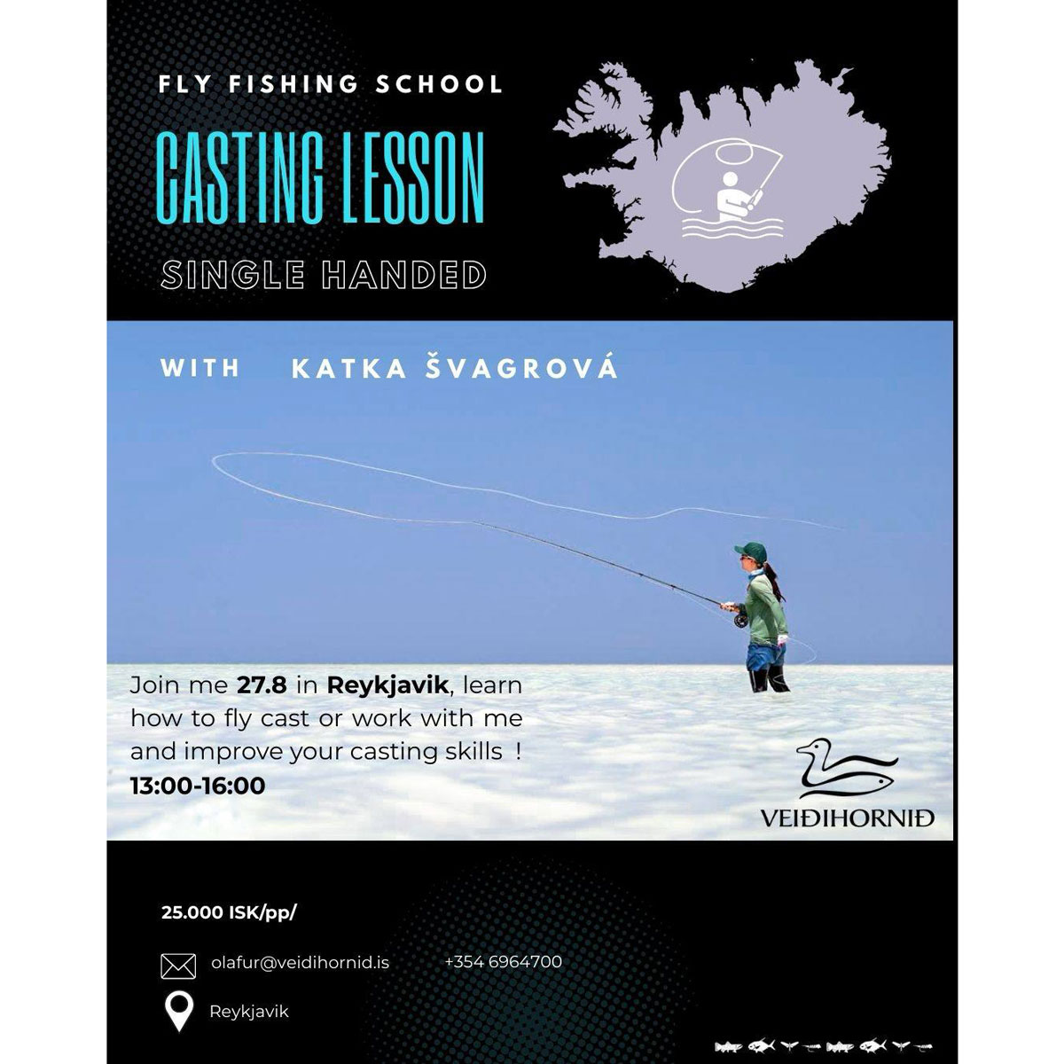 Kastnámskeið með heimsmeistaranum