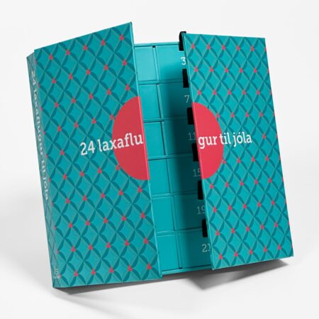 Alternative view of Jóladagatal 2024 - 24 laxaflugur til jóla