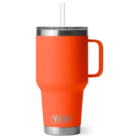 YETI Rambler Straw Mug 25oz Papaya